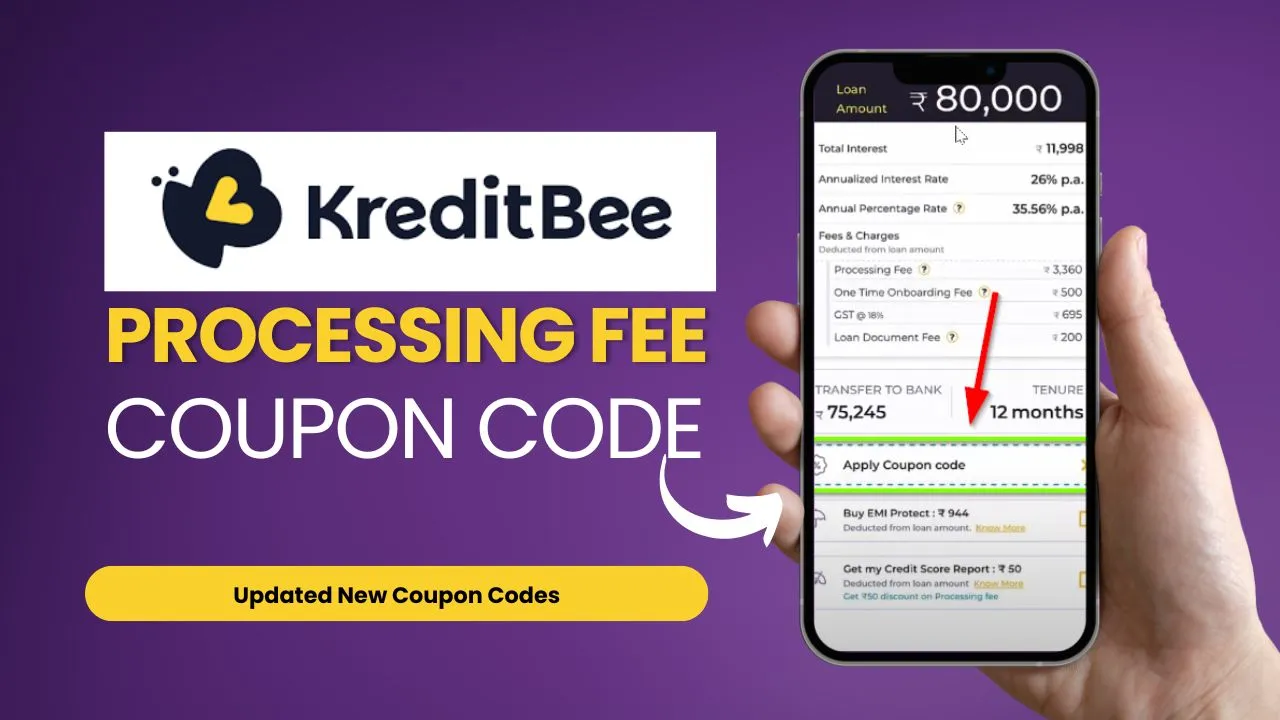 Kreditbee Processing Fee Coupon Code