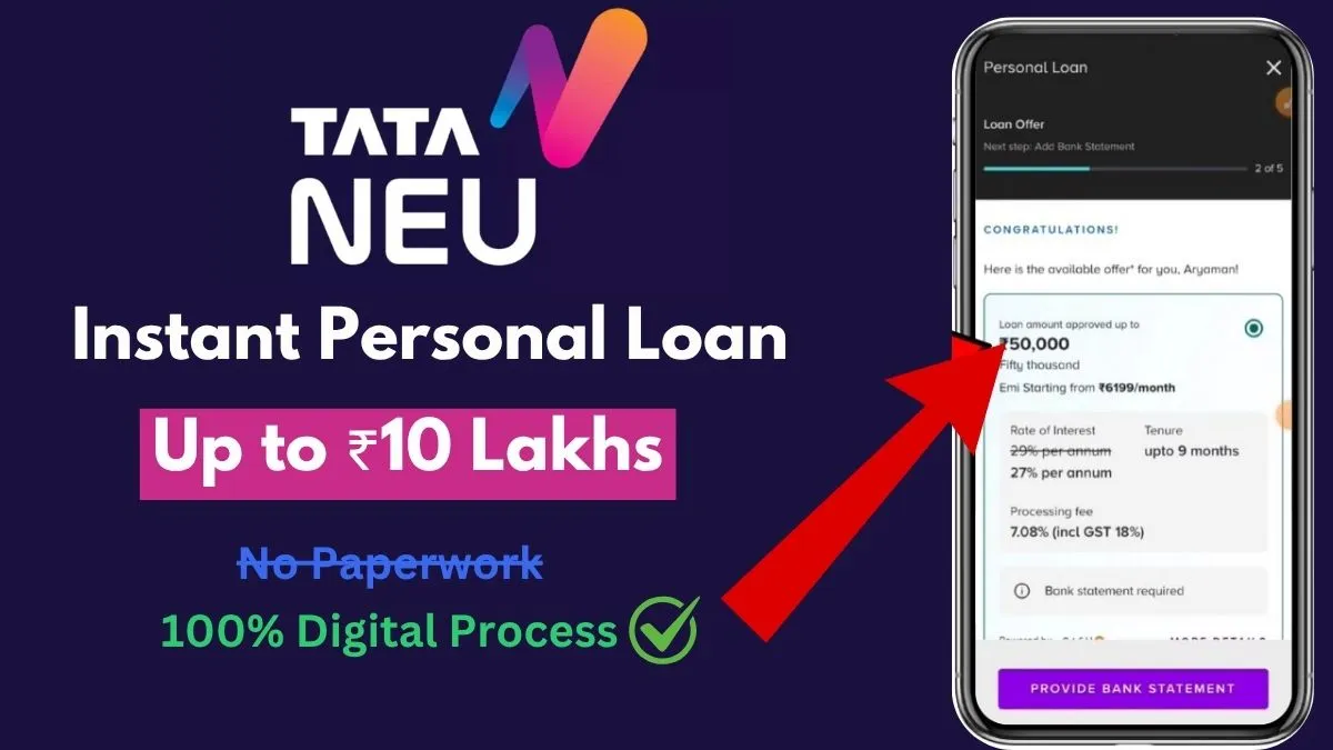 Tata NEU Instant Personal Loan App